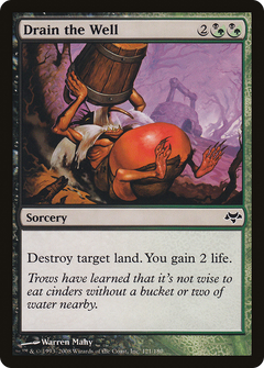 Drain the Well - Foil