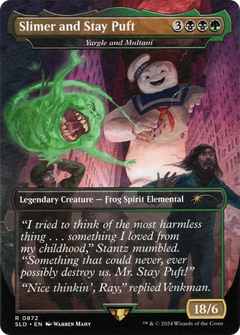 Slimer and Stay Puft [Yargle and Multani] (0872) (Borderless) - Foil