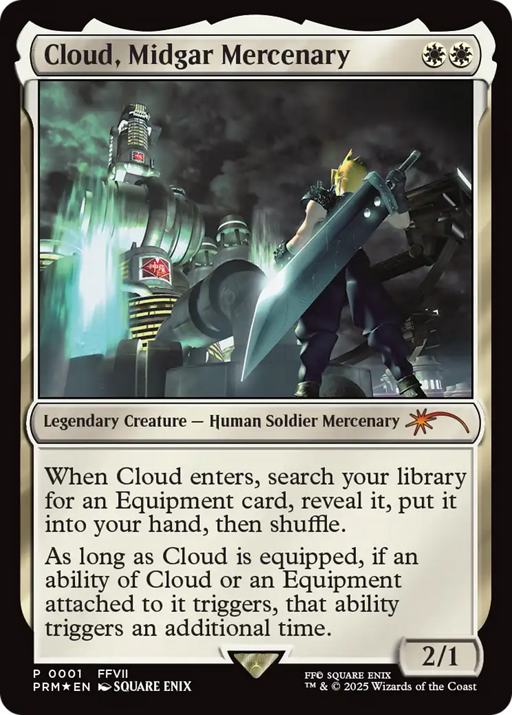 Cloud, Midgar Mercenary (0001) - Foil pmei