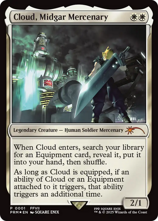 Cloud, Midgar Mercenary (0001) - Foil pmei