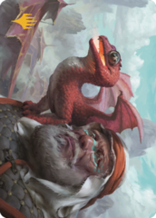 Dragon Whelp (29/81) Art Card (ADMU) - Gold-Stamped Signature