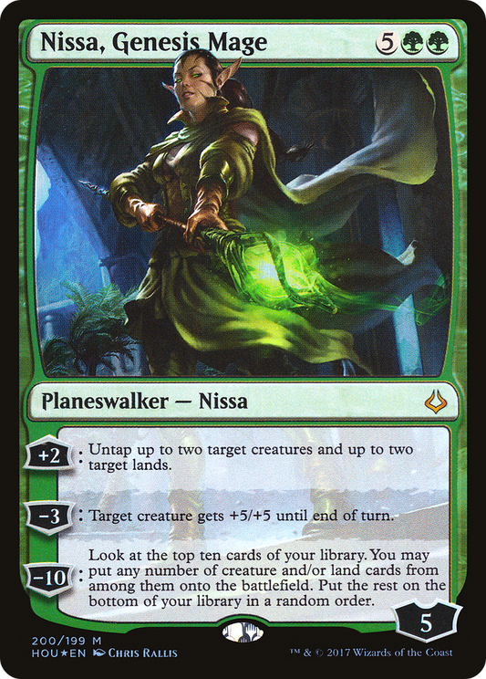 Nissa, Genesis Mage - Foil