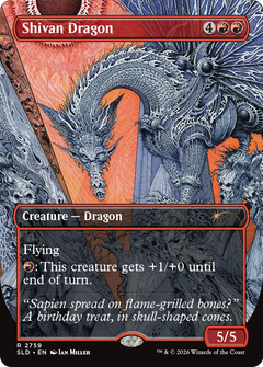 Shivan Dragon (2759) (Borderless) (SLD)