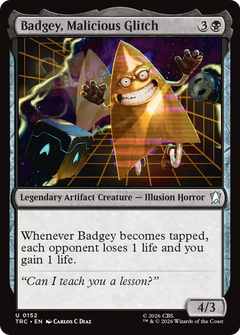 Badgey, Malicious Glitch (TRC) - Surge Foil