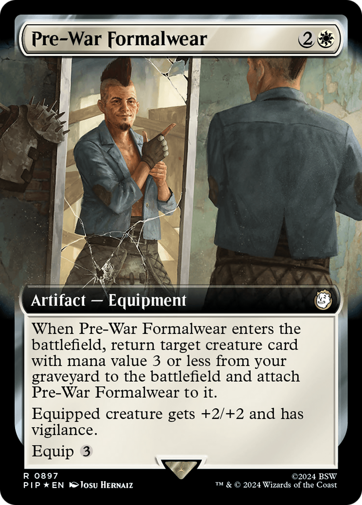 Pre-War Formalwear (0897) (Extended Art) - Surge Foil