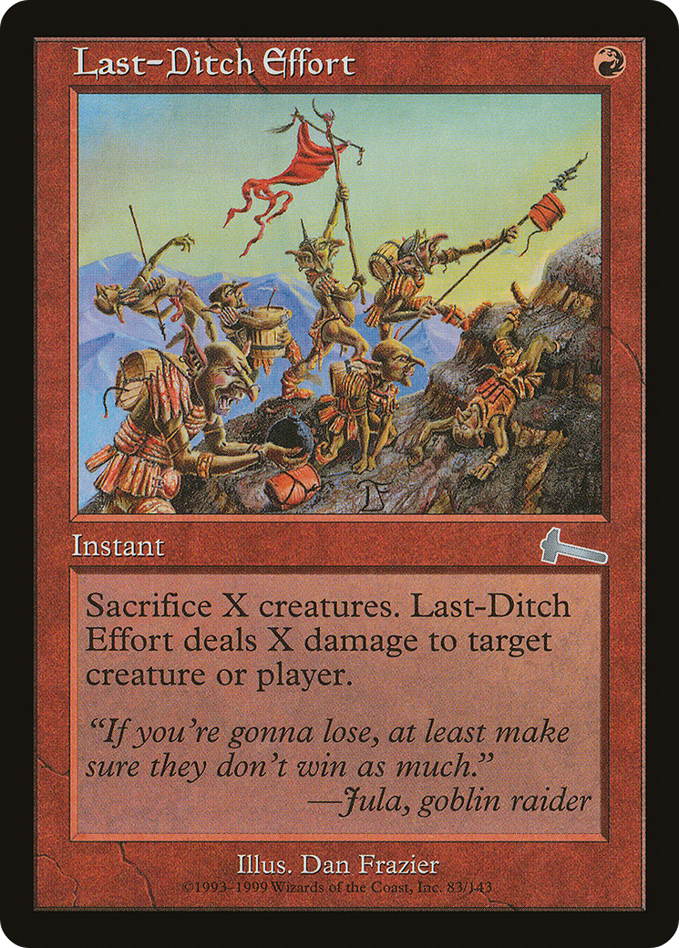 Last-Ditch Effort - Foil