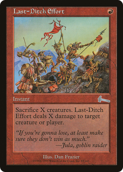 Last-Ditch Effort - Foil