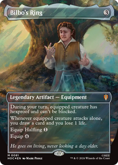 Bilbo's Ring (0081) (Borderless) (HOC) - Surge Foil