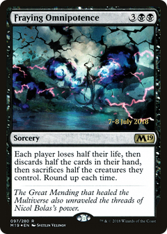 Fraying Omnipotence (097) (Prerelease) - Foil