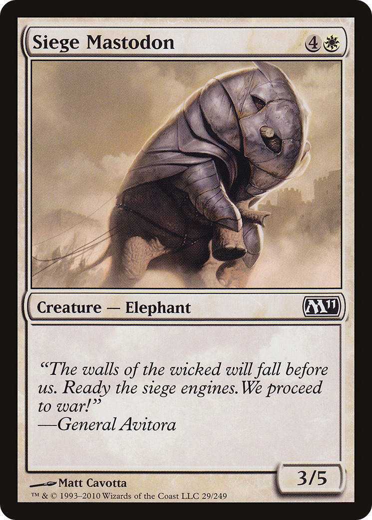 Siege Mastodon - Foil
