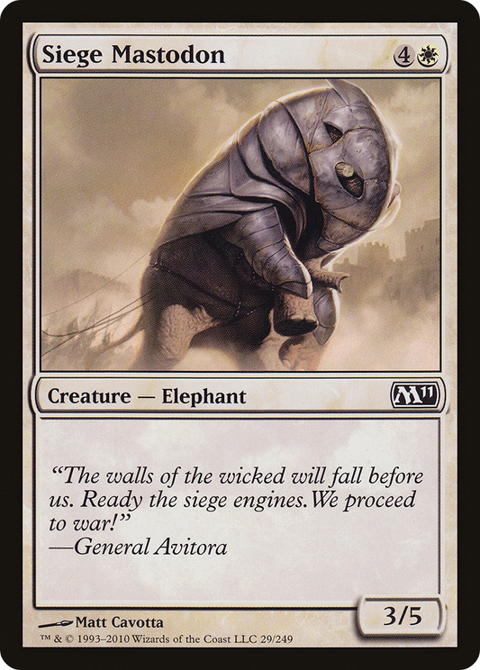 Siege Mastodon - Foil