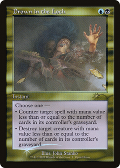 Drown in the Loch (0001) (Open House) (Retro Frame) - Foil