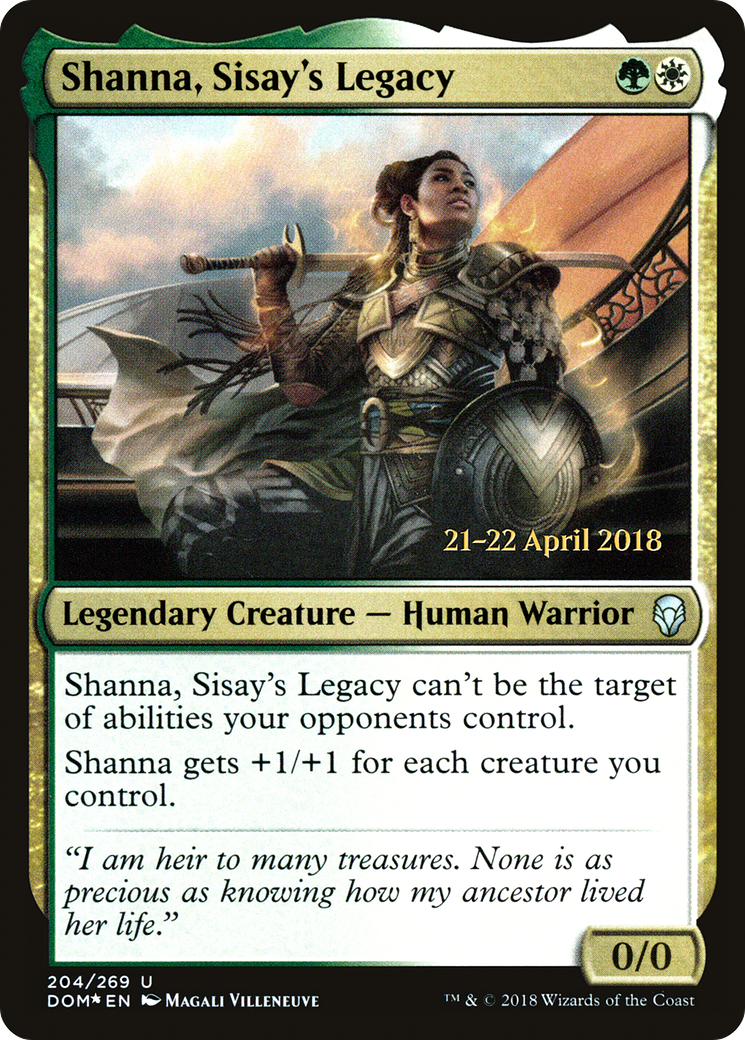 Shanna, Sisay's Legacy (204) (Prerelease) - Foil