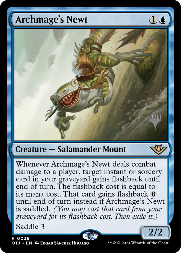 Archmage's Newt (0039) (Promo Pack) - Foil