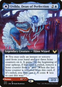 Uvilda, Dean of Perfection // Nassari, Dean of Expression (332) (Extended Art) (STX) - Foil