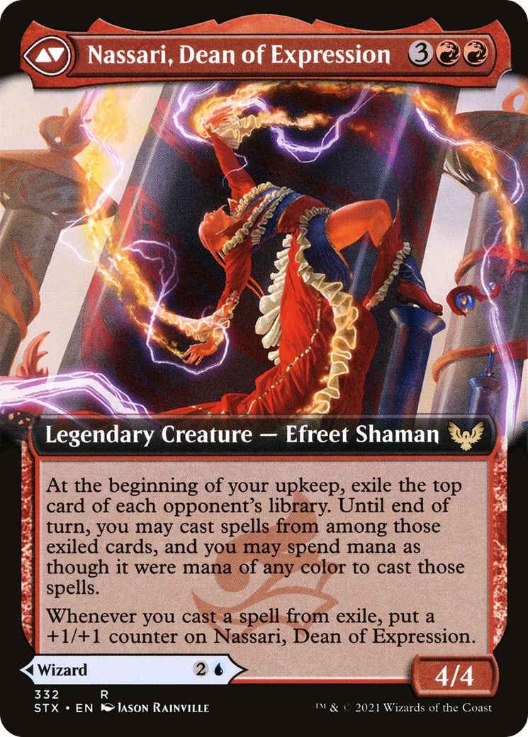 Uvilda, Dean of Perfection // Nassari, Dean of Expression (332) (Extended Art) (STX)