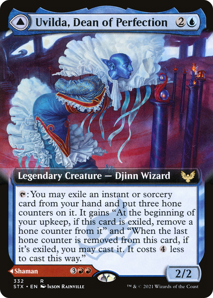 Uvilda, Dean of Perfection // Nassari, Dean of Expression (332) (Extended Art) (STX)