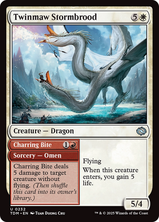 Twinmaw Stormbrood // Charring Bite - Foil