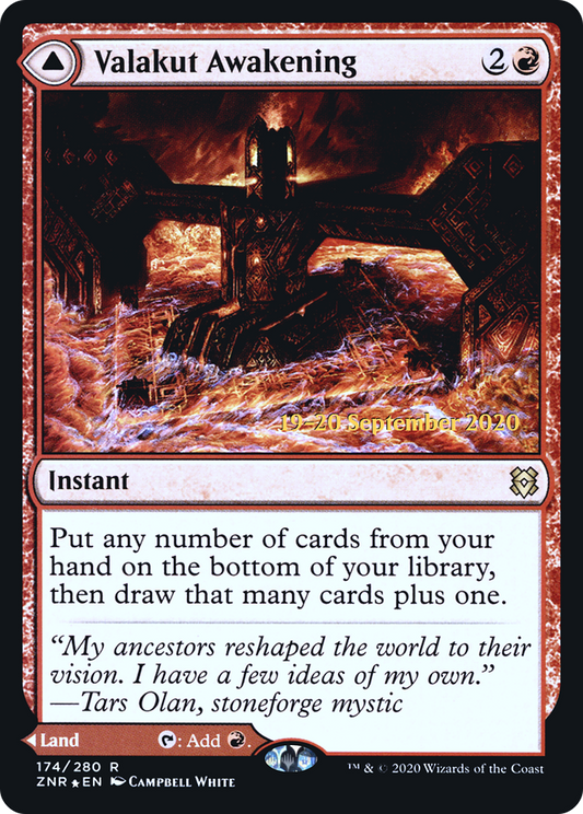 Valakut Awakening // Valakut Stoneforge (174) (Prerelease) (PZNR) - Foil