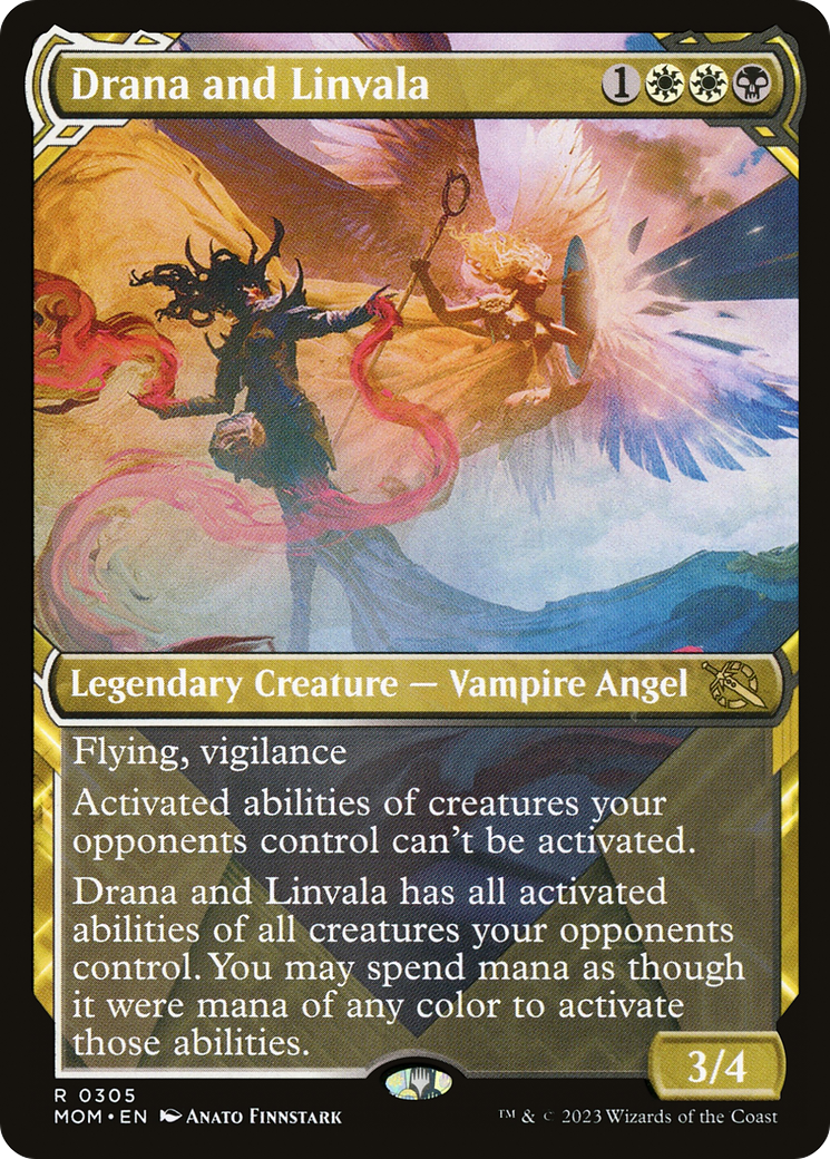Drana and Linvala (0305) (Showcase) - Foil