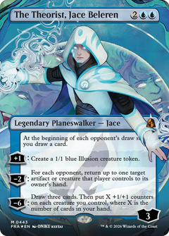 The Theorist, Jace Beleren (0443) (Borderless) (FRA) - Foil