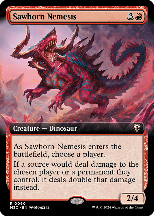 Sawhorn Nemesis (0060) (Extended Art) - Ripple Foil