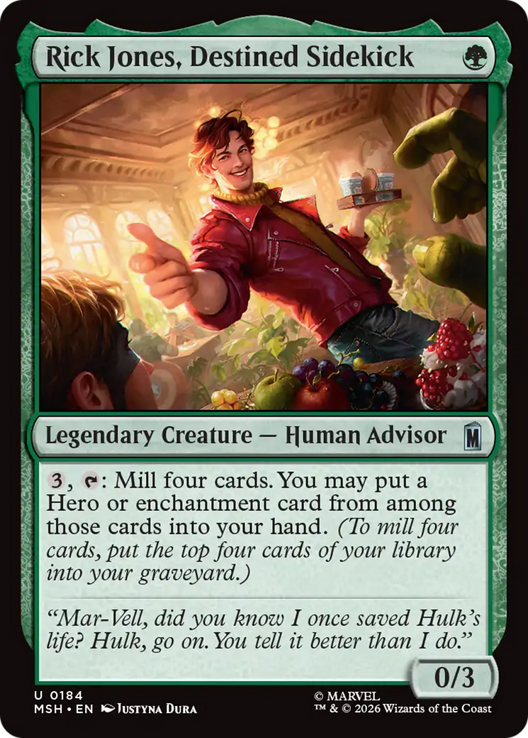 Rick Jones, Destined Sidekick (MSH) - Foil