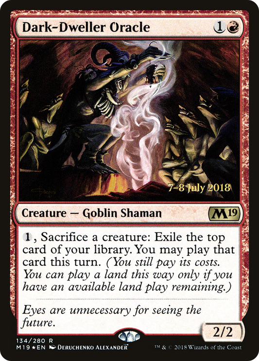 Dark-Dweller Oracle (134) (Prerelease) - Foil