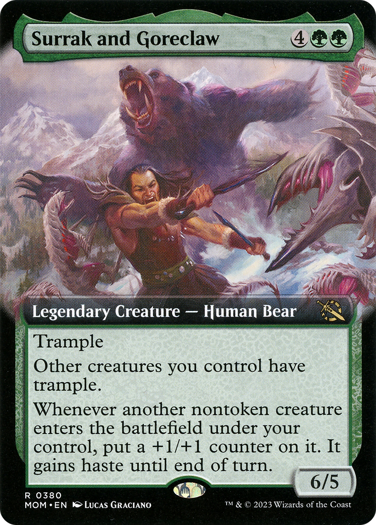 Surrak and Goreclaw (0380) (Extended Art)