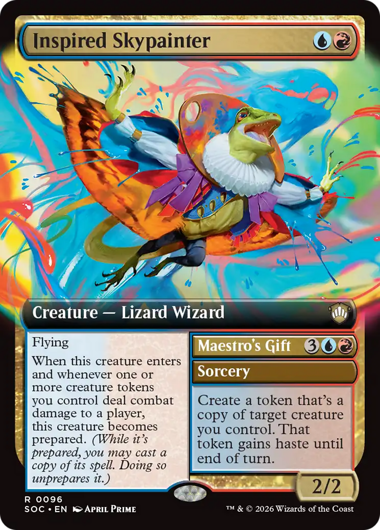Inspired Skypainter // Maestro's Gift (0096) (Extended Art) (SOC)