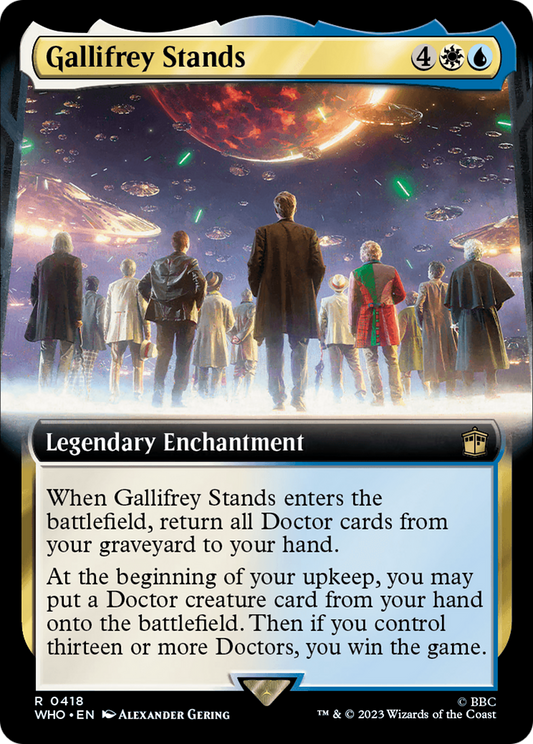 Gallifrey Stands (0418) (Extended Art) - Foil