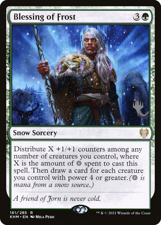 Blessing of Frost (161) (Promo Pack) - Foil