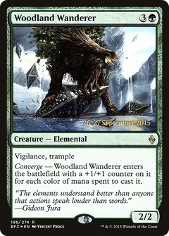 Woodland Wanderer (198) (Prerelease) - Foil