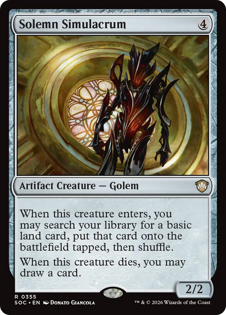 Solemn Simulacrum (SOC)