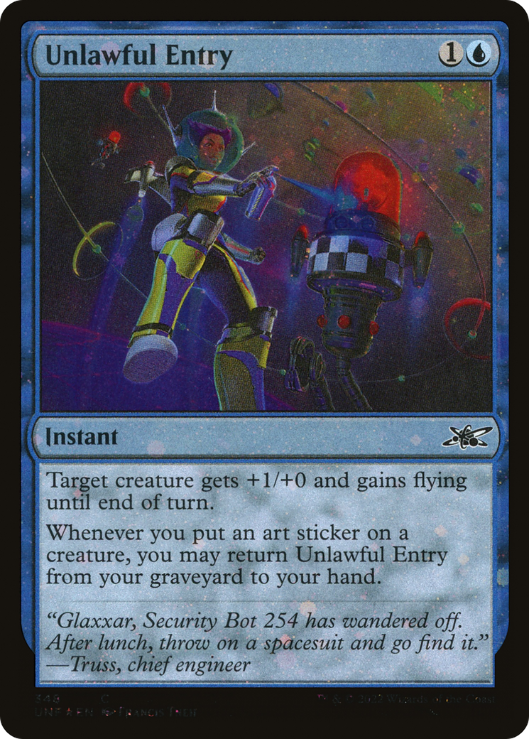 Unlawful Entry (348) - Galaxy Foil