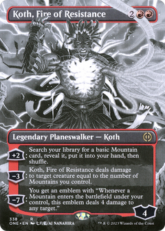 Koth, Fire of Resistance (338) (Borderless)