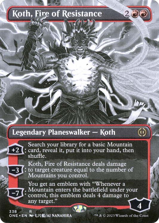 Koth, Fire of Resistance (338) (Borderless)