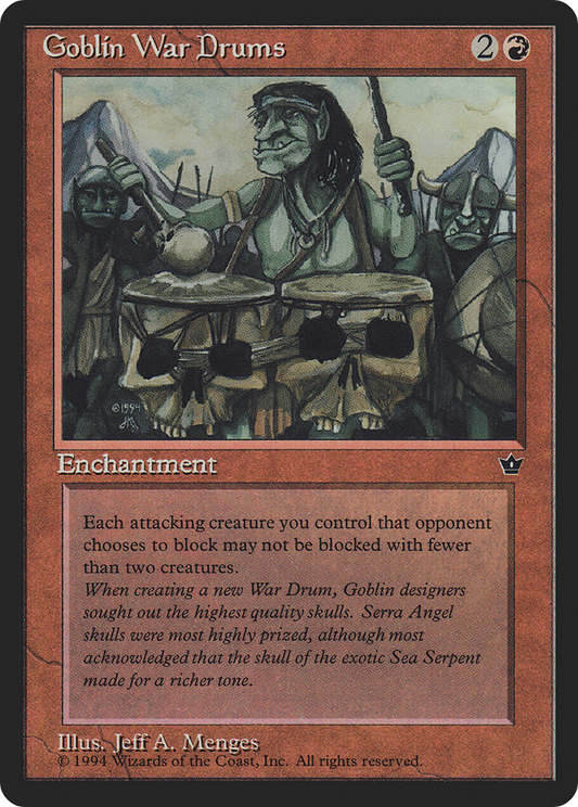 Goblin War Drums (Illus. Jeff A. Menges)