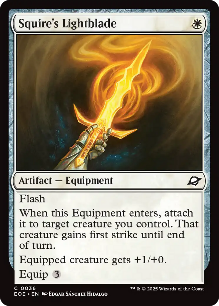 Squire's Lightblade - Foil