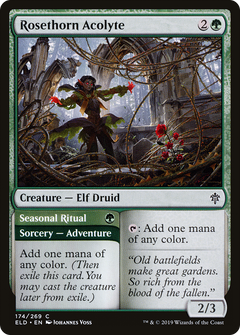 Rosethorn Acolyte // Seasonal Ritual - Foil