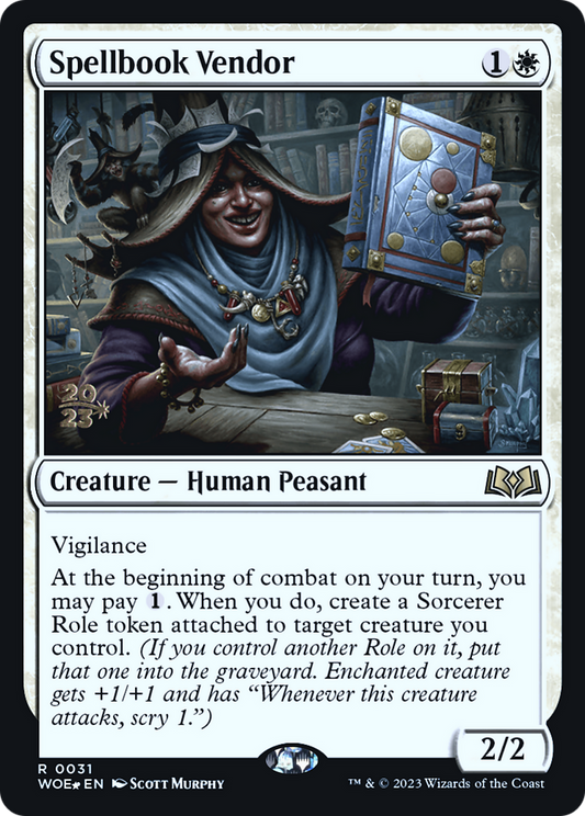 Spellbook Vendor (0031) (Prerelease) - Foil
