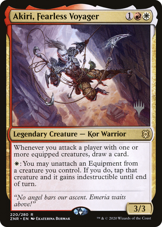 Akiri, Fearless Voyager (220) (Promo Pack) - Foil