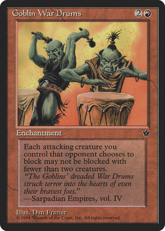 Goblin War Drums (Illus. Dan Frazier)