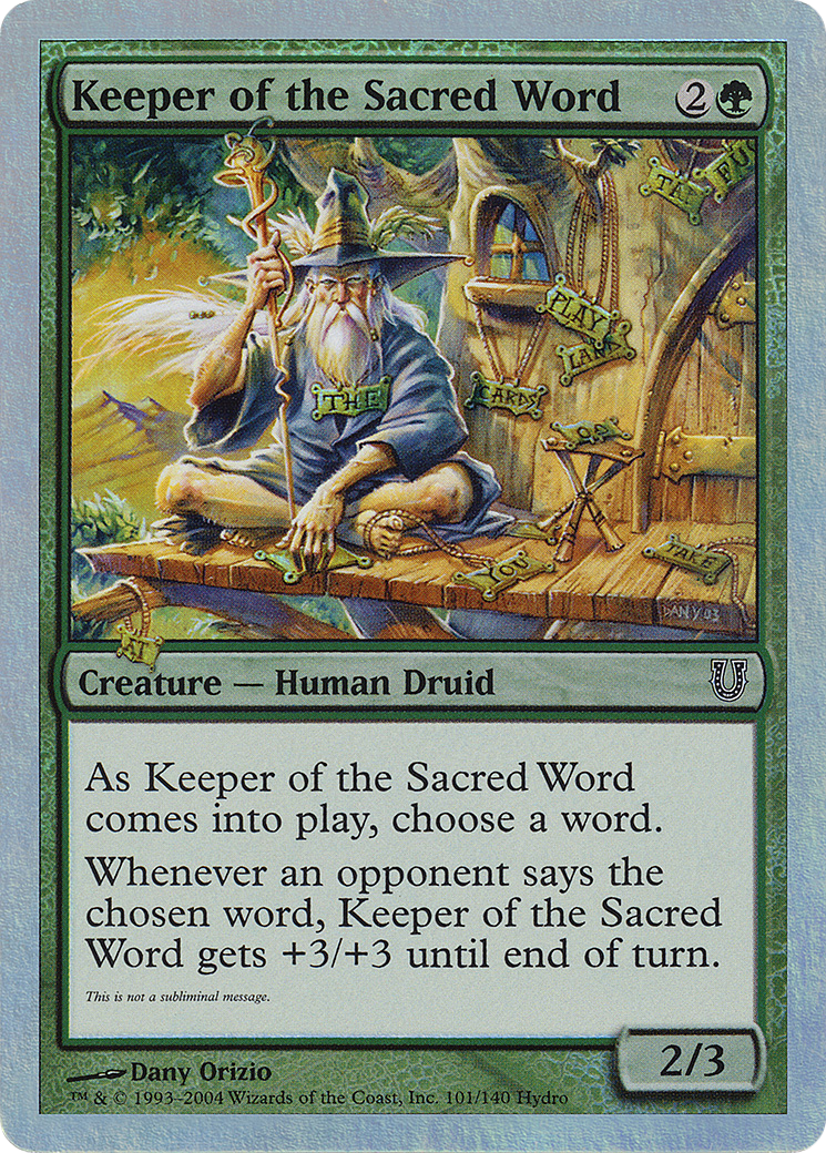 Keeper of the Sacred Word - Foil