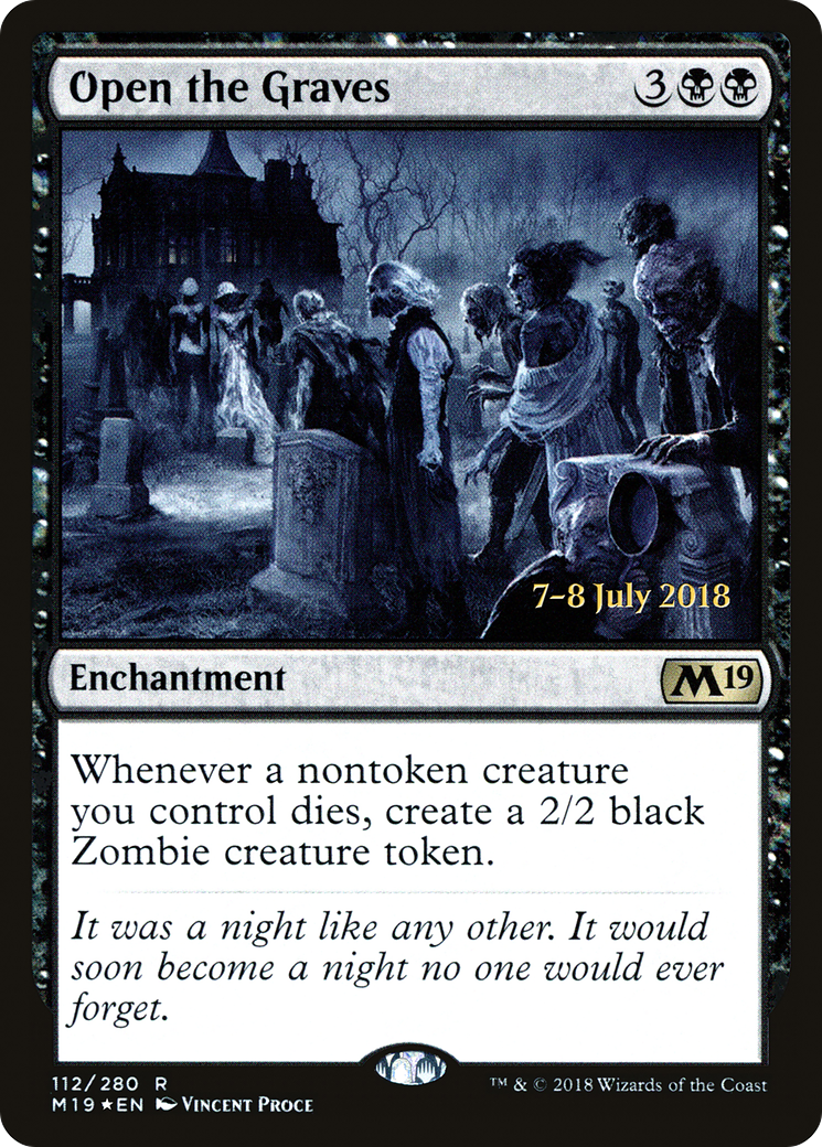 Open the Graves (112) (Prerelease) - Foil