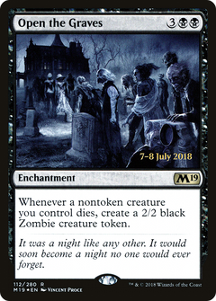 Open the Graves (112) (Prerelease) - Foil