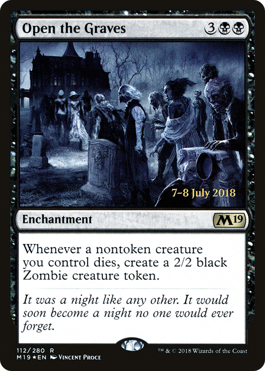 Open the Graves (112) (Prerelease) - Foil