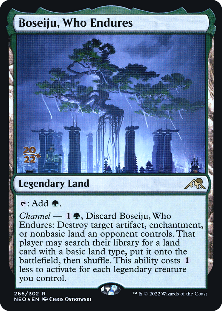Boseiju, Who Endures (266) (Prerelease) - Foil
