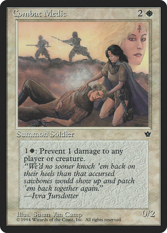 Combat Medic (Illus. Susan Van Camp)