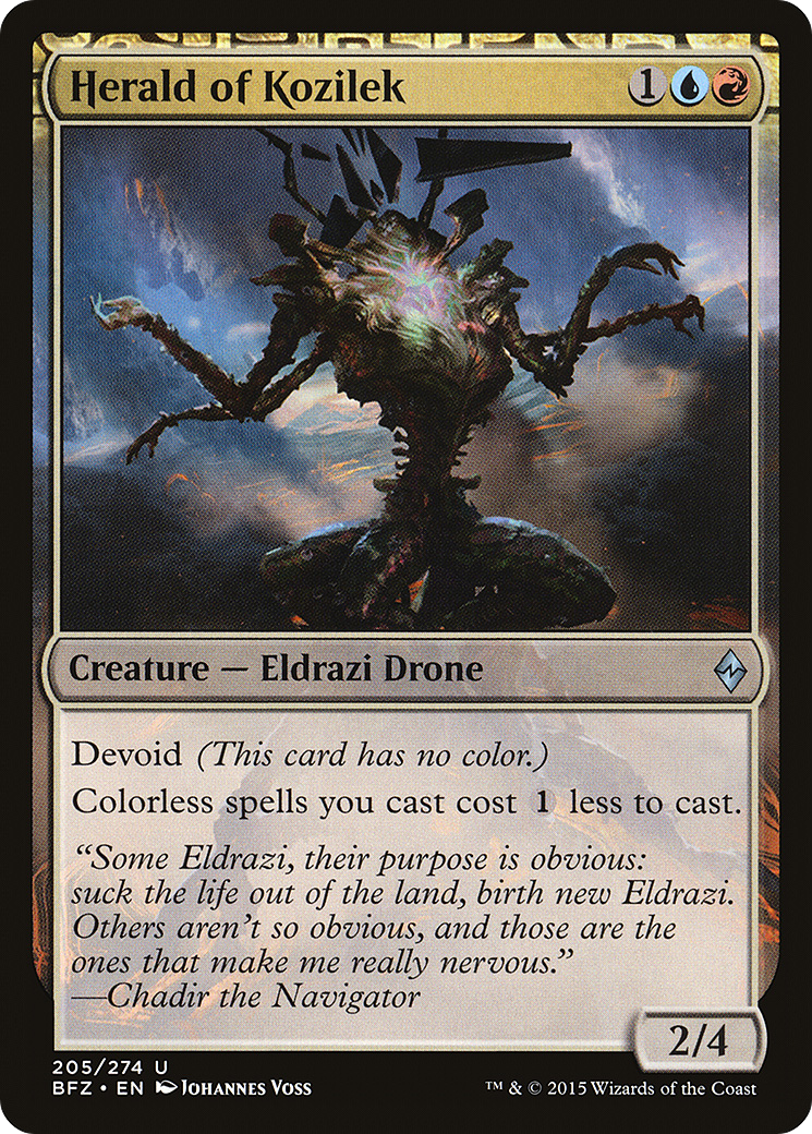 Herald of Kozilek - Foil
